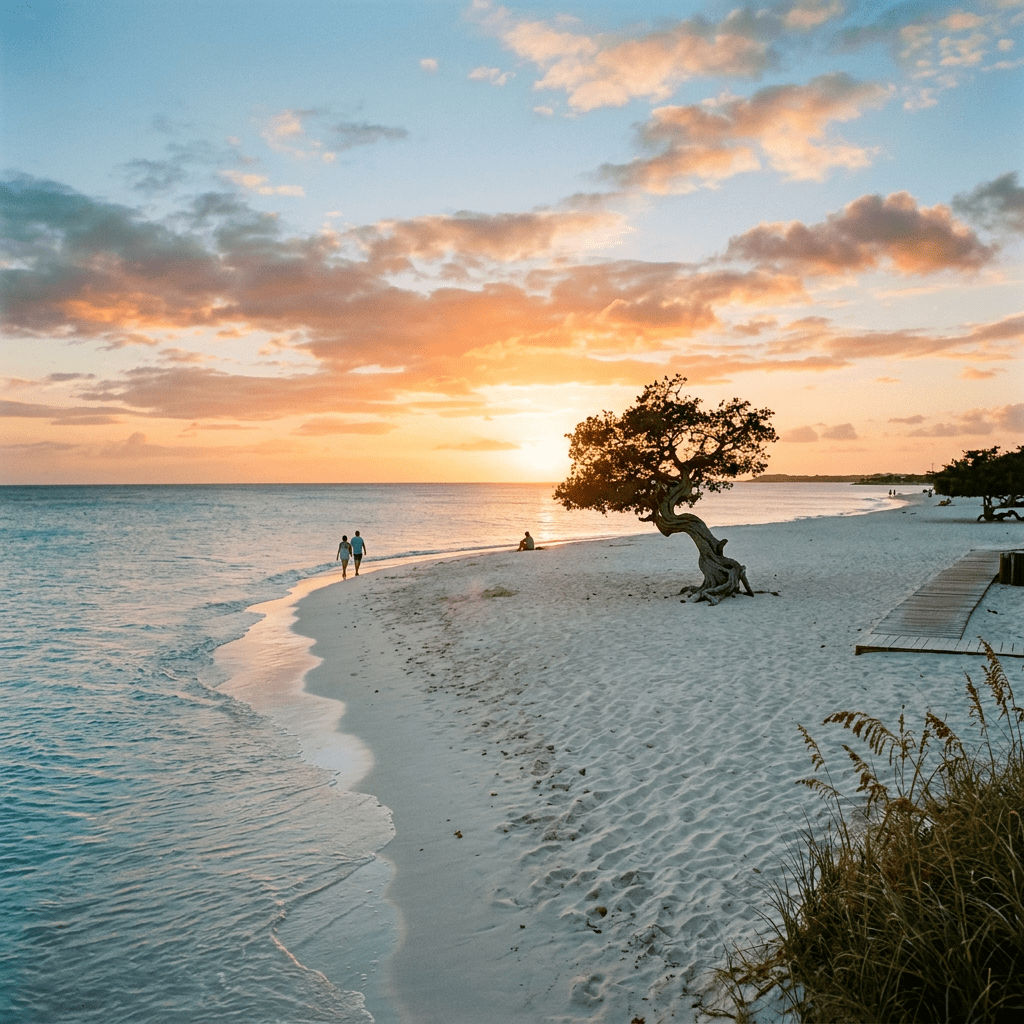 Eagle Beach: rust en schoonheid op Aruba