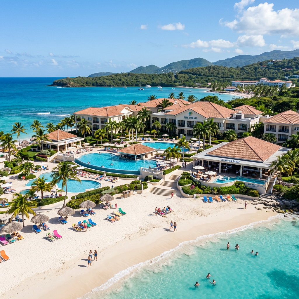 All Inclusive Antillen in een all inclusive hotel aan het strand