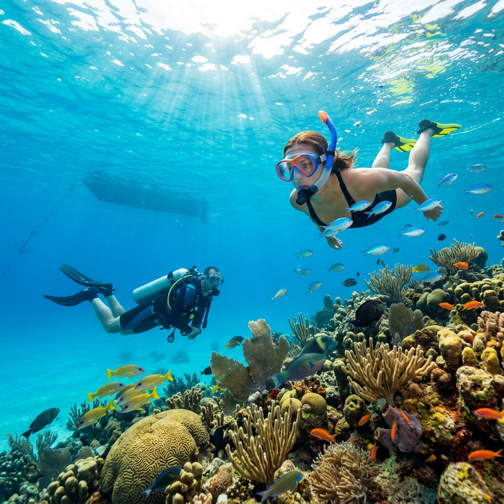 Duiken en snorkelen op de Antillen